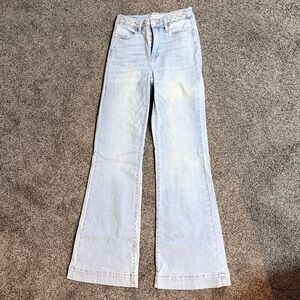 Judy Blue Light Blue Flare & Wide Leg Jeans